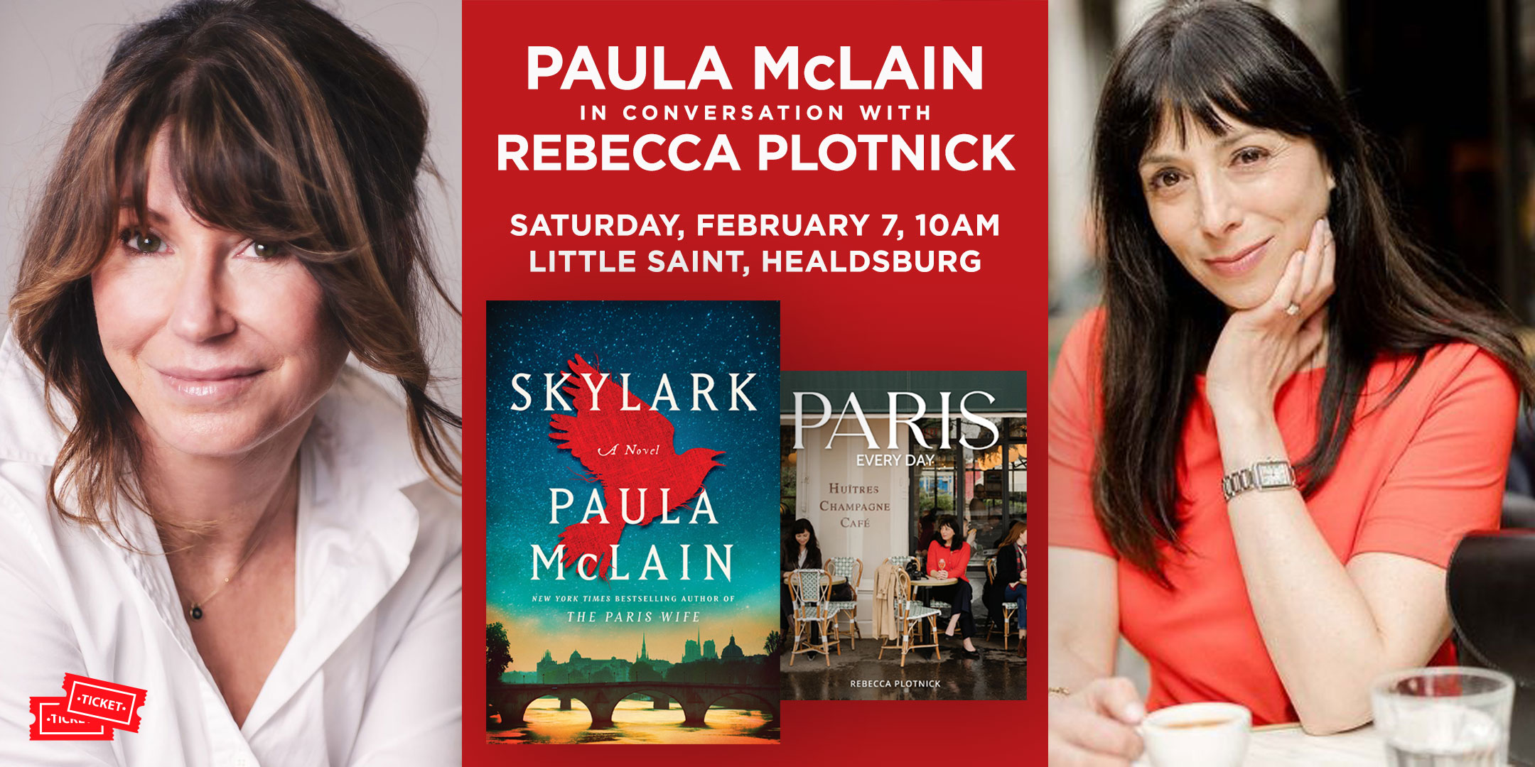PAULA MCLAIN & REBECCA PLOTNICK EVENT